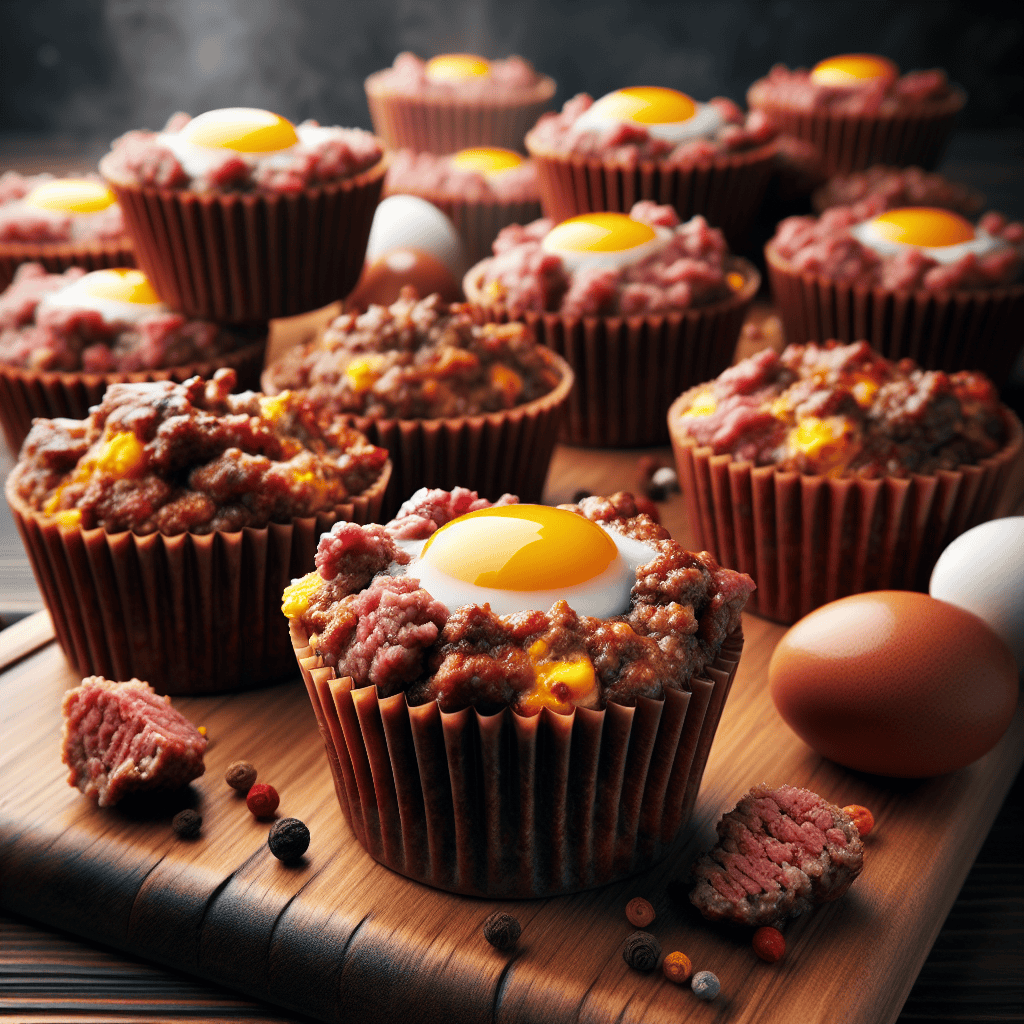 Carnivore Diet Beef And Egg Muffins