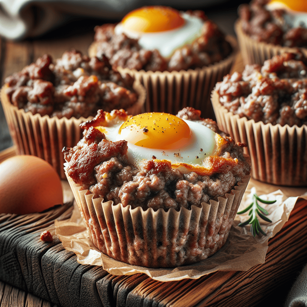 Carnivore Diet Beef And Egg Muffins